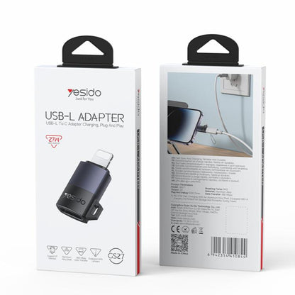Yesido GS27 Type-C Female to 8 Pin Male Charging Adapter
