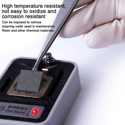 MEGA-IEDA Hochharte, antimagnetische Edelstahl-Reparaturpinzetten, lange Spitze, kurze Spitze, gebogene Spitze