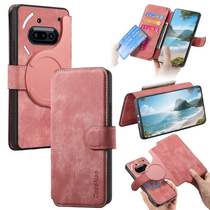 CaseNeo MagSafe RFID Anti-theft Retro Leather Phone Case