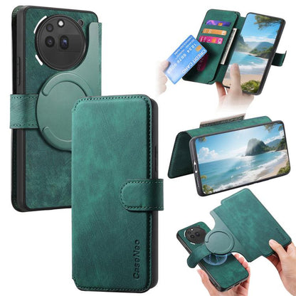 CaseNeo MagSafe RFID Anti-theft Retro Leather Phone Case