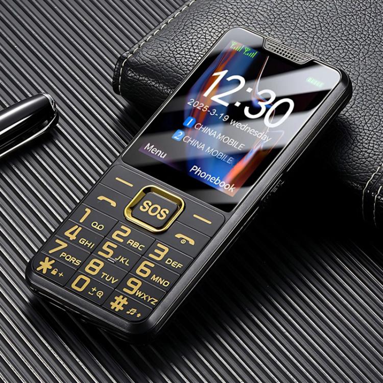 K3 2G Keypad Phone, 2.4 inch, LED Flashlight, Big Keyboard Big Fonts, SOS, Network: 2G, Dual SIM, US Plug