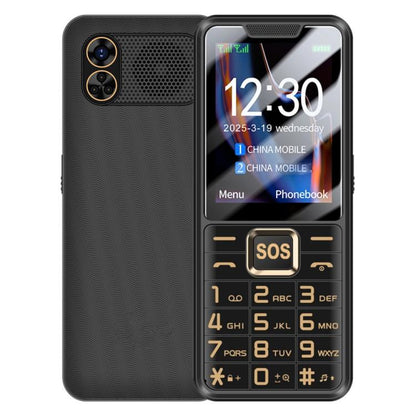 K3 2G Keypad Phone, 2.4 inch, LED Flashlight, Big Keyboard Big Fonts, SOS, Network: 2G, Dual SIM, US Plug