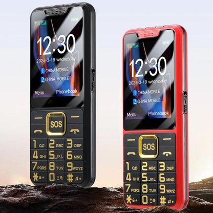 K3 2G Keypad Phone, 2.4 inch, LED Flashlight, Big Keyboard Big Fonts, SOS, Network: 2G, Dual SIM, US Plug