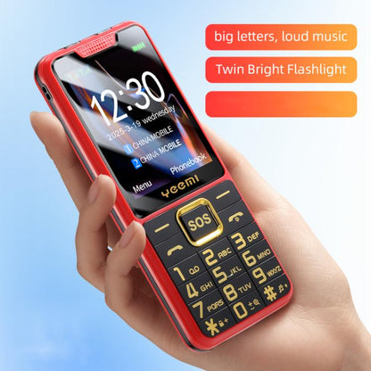 K3 2G Keypad Phone, 2.4 inch, LED Flashlight, Big Keyboard Big Fonts, SOS, Network: 2G, Dual SIM, US Plug