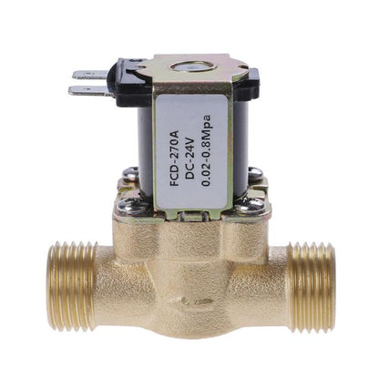 Copper 1/2 inch Solenoid Valve, Pressurized Water Inlet Valve, Solar Water Heater Valve, AC 220V, DC 12V, DC 24V