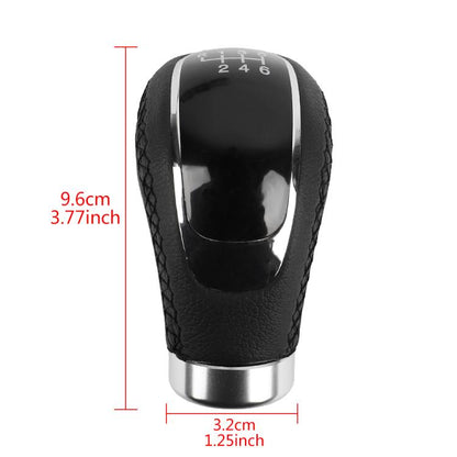 Car Manual Gear Lever Knob Leather Gear Shift Knob, with Hole