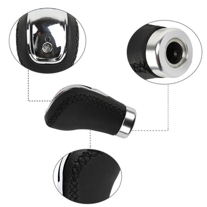 Car Manual Gear Lever Knob Leather Gear Shift Knob, with Hole