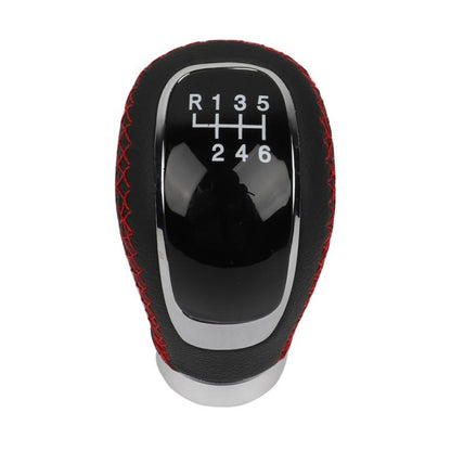 Car Manual Gear Lever Knob Leather Gear Shift Knob, with Hole