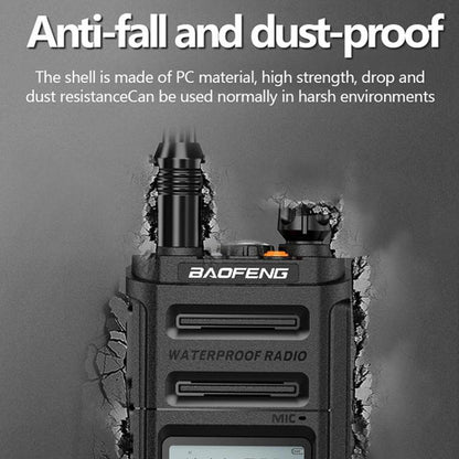 Baofeng UV-9R PRO Dot Matrix LCD Screen IP57 Waterproof Handheld Analog Walkie Talkie