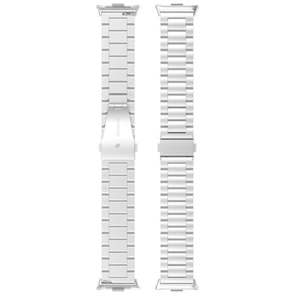 Tri-beads Flat Buckle Titanium Alloy Watch Band, For Xiaomi Band 10 Pro / Redmi Watch 6, For Xiaomi Band 9 / 8, For Redmi Watch 3 Lite / 3 Active