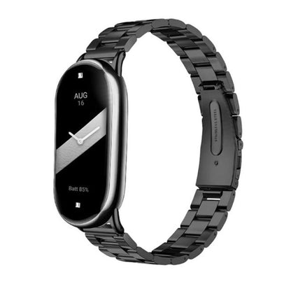 Tri-beads Flat Buckle Titanium Alloy Watch Band, For Xiaomi Band 9 Pro / Redmi Watch 5 / 4, For Xiaomi Band 9 / 8, For Redmi Watch 3 Lite / 3 Active