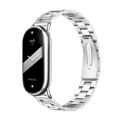 Tri-beads Flat Buckle Titanium Alloy Watch Band, For Xiaomi Band 10 Pro / Redmi Watch 6, For Xiaomi Band 9 / 8, For Redmi Watch 3 Lite / 3 Active
