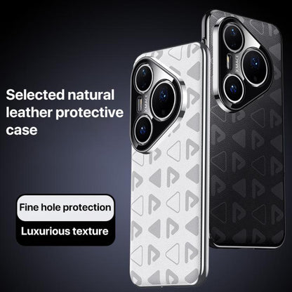 Pinewood II Series Plain Leather PC Phone Case, For Huawei Pura 80 Ultra 5G, For Huawei Pura 80 Pro / 80 Pro+ 5G, For Huawei Pura 80 5G
