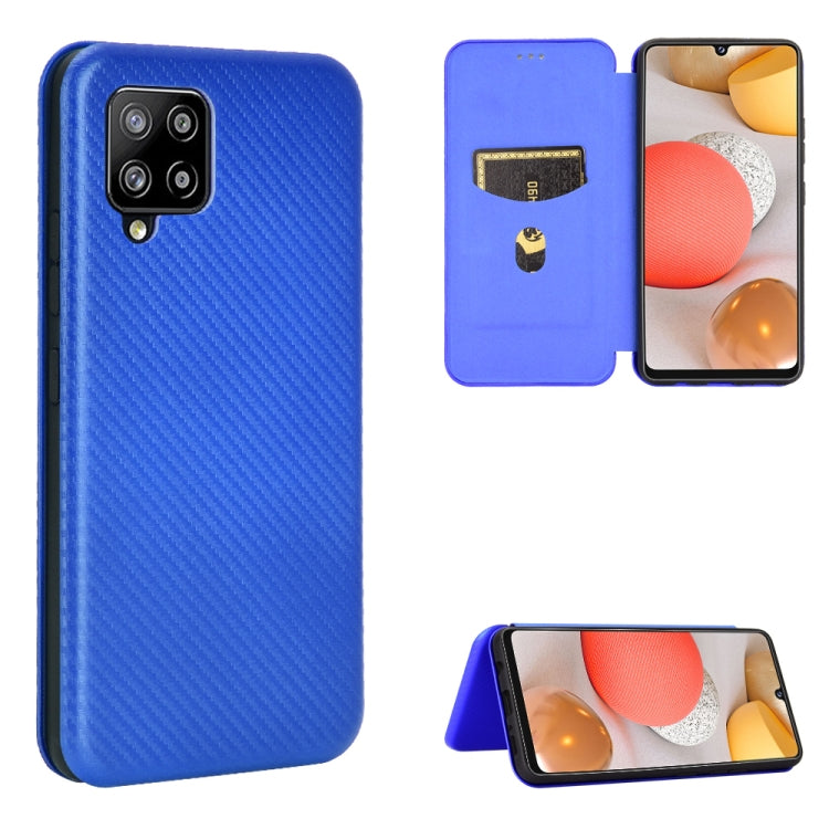 Carbon Fiber Texture Magnetic Horizontal Flip TPU + PC + PU Leather Case with Card Slot, For OPPO Realme V3, For Samsung Galaxy A42 5G, For Vivo Y20 / Y20i (Indian), For Xiaomi Poco X3 NFC, For Xiaomi Redmi K30 Ultra
