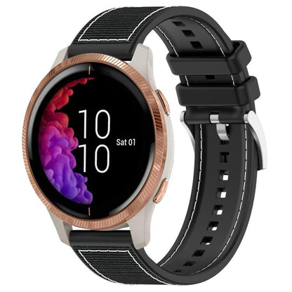 xDfind Hybrid Nylon Braid Silicone Watch Band, 22mm For Garmin Forerunner 570 47mm/935/945, 20mm For Garmin Forerunner 570 42mm/245/645, 20mm For Garmin?Vivomove?Sport/Vivoactive5/3, 22mm For Garmin Venu 3 / Vivoactive 4                                ...
