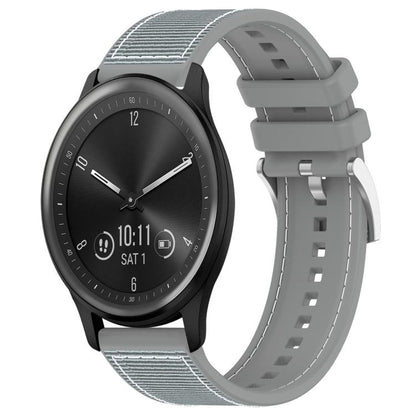 xDfind Hybrid Nylon Braid Silicone Watch Band, 22mm For Garmin Forerunner 570 47mm/935/945, 20mm For Garmin Forerunner 570 42mm/245/645, 20mm For Garmin?Vivomove?Sport/Vivoactive5/3, 22mm For Garmin Venu 3 / Vivoactive 4                                ...
