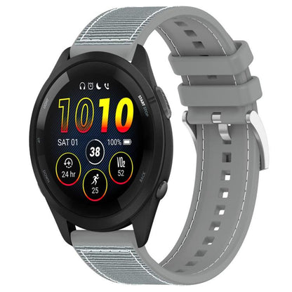 xDfind Hybrid Nylon Braid Silicone Watch Band, 22mm For Garmin Forerunner 570 47mm/935/945, 20mm For Garmin Forerunner 570 42mm/245/645, 20mm For Garmin?Vivomove?Sport/Vivoactive5/3, 22mm For Garmin Venu 3 / Vivoactive 4                                ...