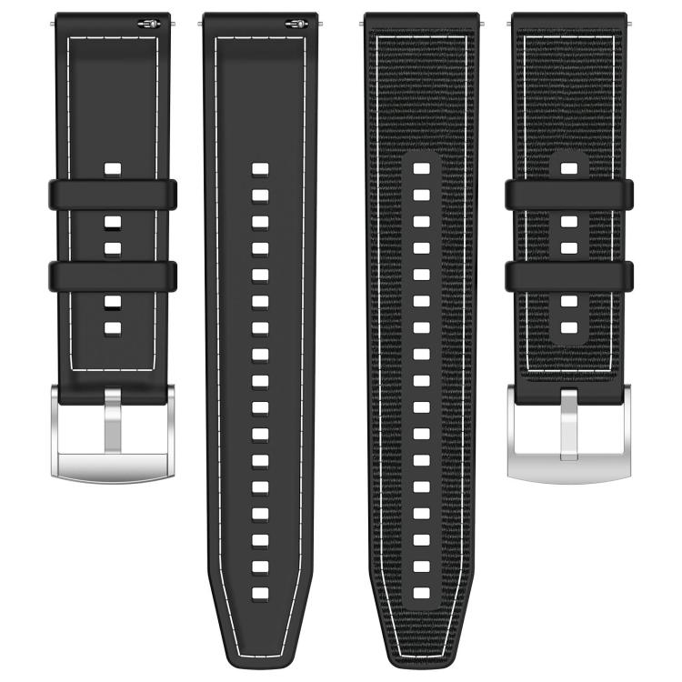xDfind Hybrid Nylon Braid Silicone Watch Band, 22mm For Garmin Forerunner 570 47mm/935/945, 20mm For Garmin Forerunner 570 42mm/245/645, 20mm For Garmin?Vivomove?Sport/Vivoactive5/3, 22mm For Garmin Venu 3 / Vivoactive 4                                ...