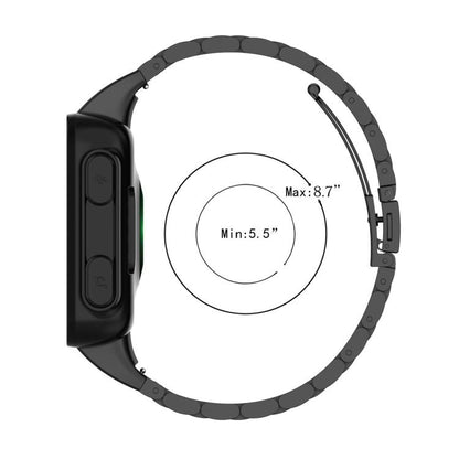 Tri-beads Flat Buckle Titanium Alloy Watch Band, For Garmin forerunner 45 / 45S / Swim 2, For Garmin Forerunner 35 / 30