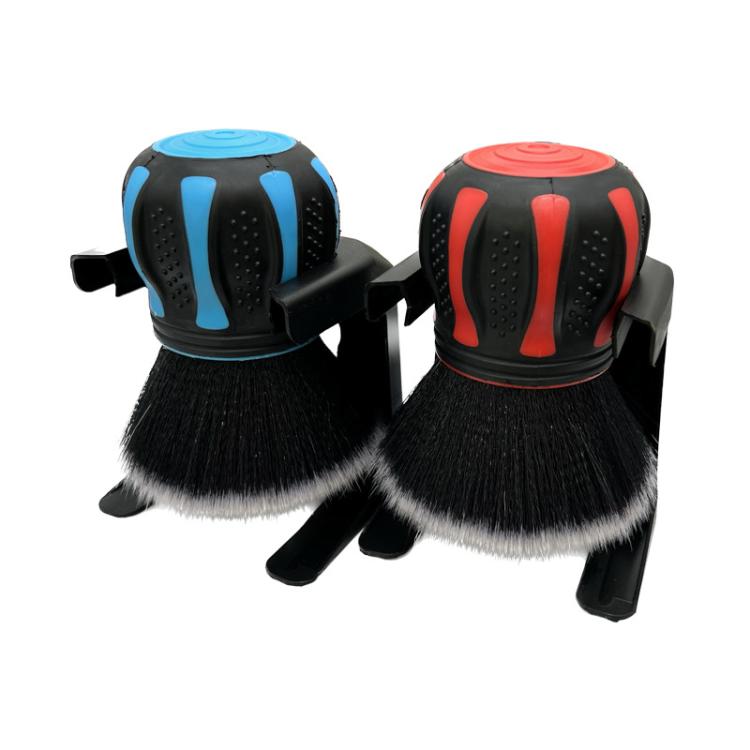 Car Large Round Head Soft Bristle Ball Interior Cleaning Brush