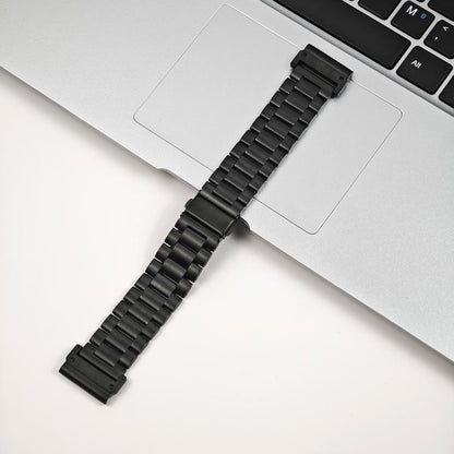 Tri-beads Flat Buckle Titanium Alloy Watch Band, Tactix Connector, For Garmin 26mm, For Garmin 22mm, For Garmin 20mm