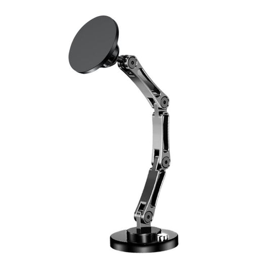 Support magnétique adhésif rotatif à 360 degrés pour voiture, 3 volets, 2 volets