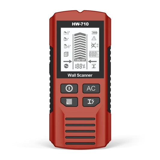 HW-710 Détecteur de métaux mural 5 en 1, instrument de mesure