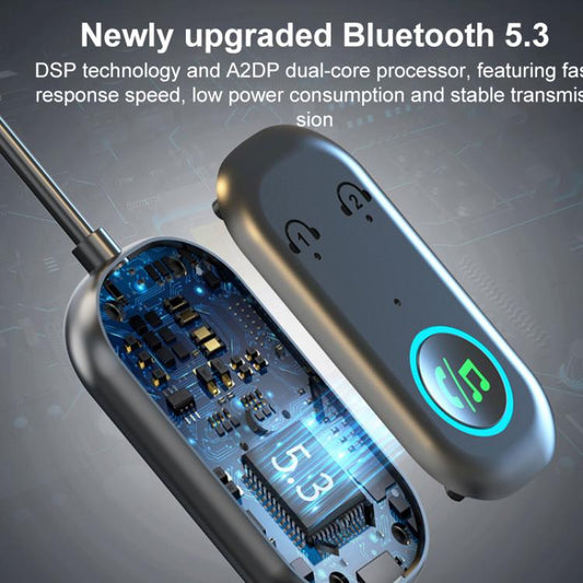Récepteur Émetteur Audio Bluetooth Voiture AUX 2 en 1 BR08T, BR08T