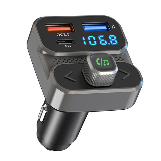 Kit mains libres Bluetooth pour voiture BC95 avec charge rapide PD36W et surveillance de la tension, BC95