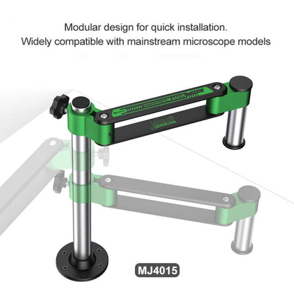 Mijing MJ4015 360 Universal Rotation Telescopic Folding Microscope Metal Bracket Arm, Mijing MJ4015