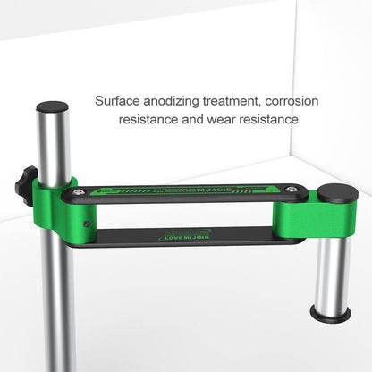 Mijing MJ4015 360 Universal Rotation Telescopic Folding Microscope Metal Bracket Arm, Mijing MJ4015