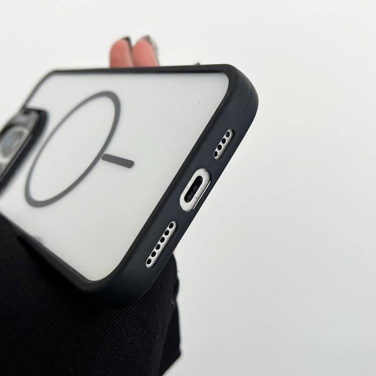 PC Lens Holder MagSafe Magnetic Phone Case, For iPhone 11