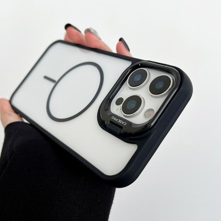 PC Lens Holder MagSafe Magnetic Phone Case, For iPhone 11
