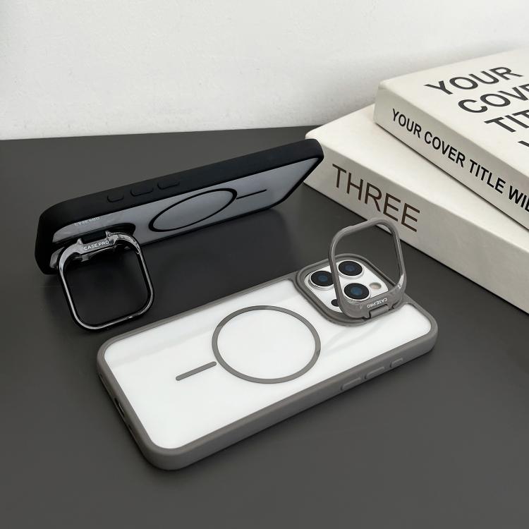 PC Lens Holder MagSafe Magnetic Phone Case, For iPhone 11