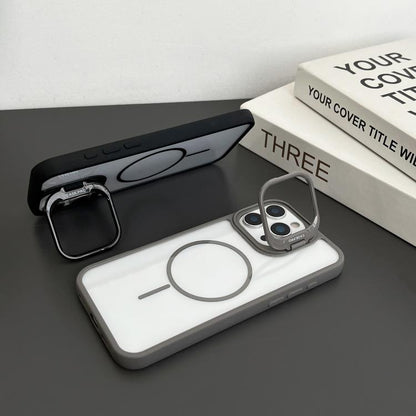 PC Lens Holder MagSafe Magnetic Phone Case, For iPhone 11