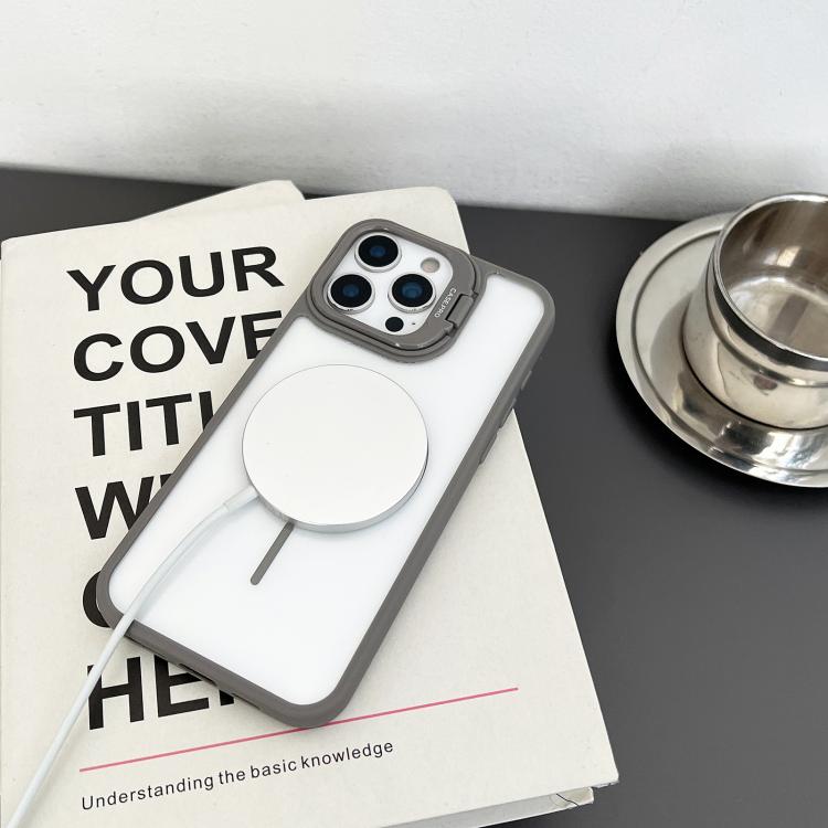 PC Lens Holder MagSafe Magnetic Phone Case, For iPhone 11