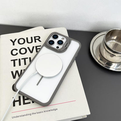 PC Lens Holder MagSafe Magnetic Phone Case, For iPhone 11