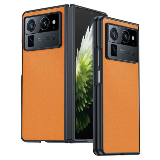 Ultra-thin Plain Skin Leather Phone Case