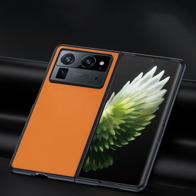 Ultra-thin Plain Skin Leather Phone Case