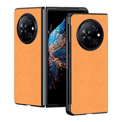 Ultra-thin Plain Skin Leather Phone Case
