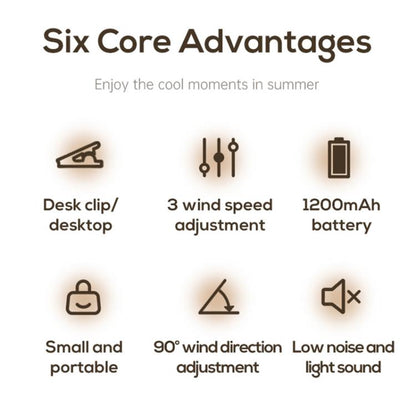 DQ259 Multifunctional Mini Electric Clip Fan