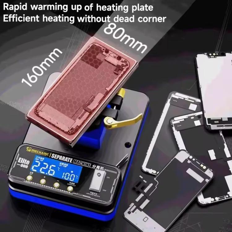 Mechanic Elite One 360 Rotating Screen Separate Machine Built-in Vacuum Pump, US Plug, EU Plug, UK Plug