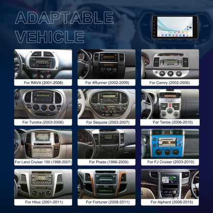 For Toyota COROLLA Android 15 7 inch Wireless CarPlay Car Player Car Central Control Navigation Machine, Standard, Standard+AHD+Microphone