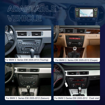 For BMW 3 Series E90 Android 15 7 inch Car CarPlay Car Navigation Reversing Image Integrated Machine, Standard, Standard+AHD+Microphone