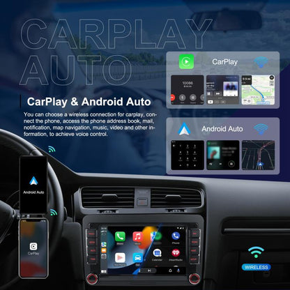 For Volkswagen Android 15 9 inch Screen Car Player Car Central Control Navigation, Standard, Standard+AHD+Microphone