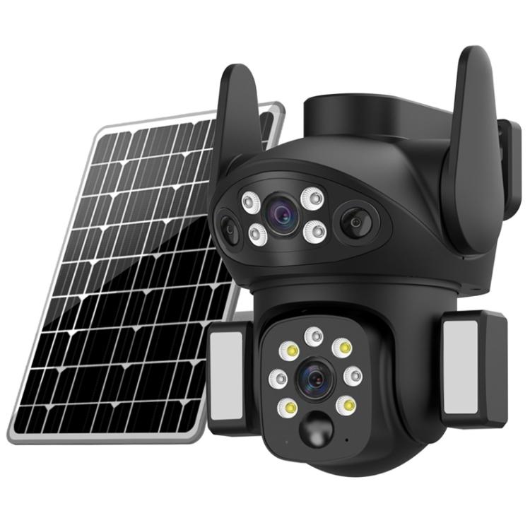 X7 2MP Multi-lens Panoramic Solar Surveillance PTZ Dome Camera, X7 Southeast Asia 4G