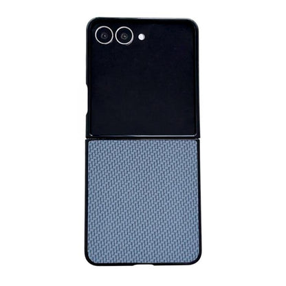 Weave Texture PU Hybrid PC Phone Case, For Galaxy Z Flip8 5G, For Samsung Galaxy Z Flip7 5G