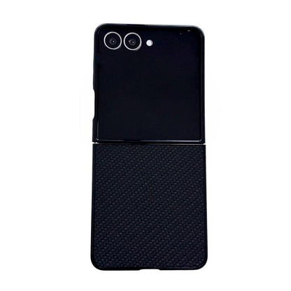 Weave Texture PU Hybrid PC Phone Case, For Galaxy Z Flip8 5G, For Samsung Galaxy Z Flip7 5G