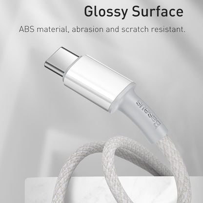 Baseus 20W Type-C / USB-C to 8 Pin PD High-density Braided Fast Charging Data Cable, Length: 2m, Length: 2m