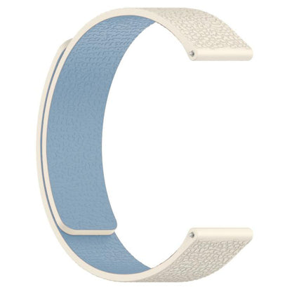 xDfind Flat Head Litchi Texture Magnetic Silicone Watch Band, 14mm, 18mm, 20mm, 22mm